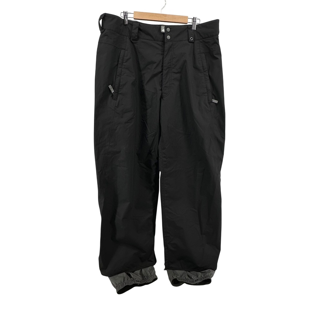 Burton Mens Snow Pants XXL Black B11A Adjustable Waist Ski Snowboard Cargo